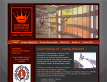 Tablet Screenshot of crownpainting.net