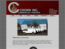 Tablet Screenshot of crownpainting.com